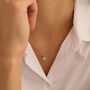 Collana Punto Luce Claire Oro Bianco Cubic Zirconia