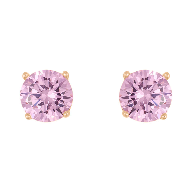 Orecchini Lobo Punto Luce Silver Rainbow Argento Rosa Cubic Zirconia - Orecchini a Lobo Donna | Stroili