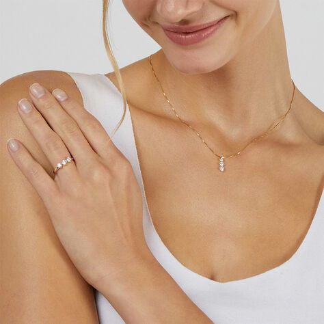 Collana Trilogy Claire Oro Giallo Cubic Zirconia - Collane Donna | Stroili