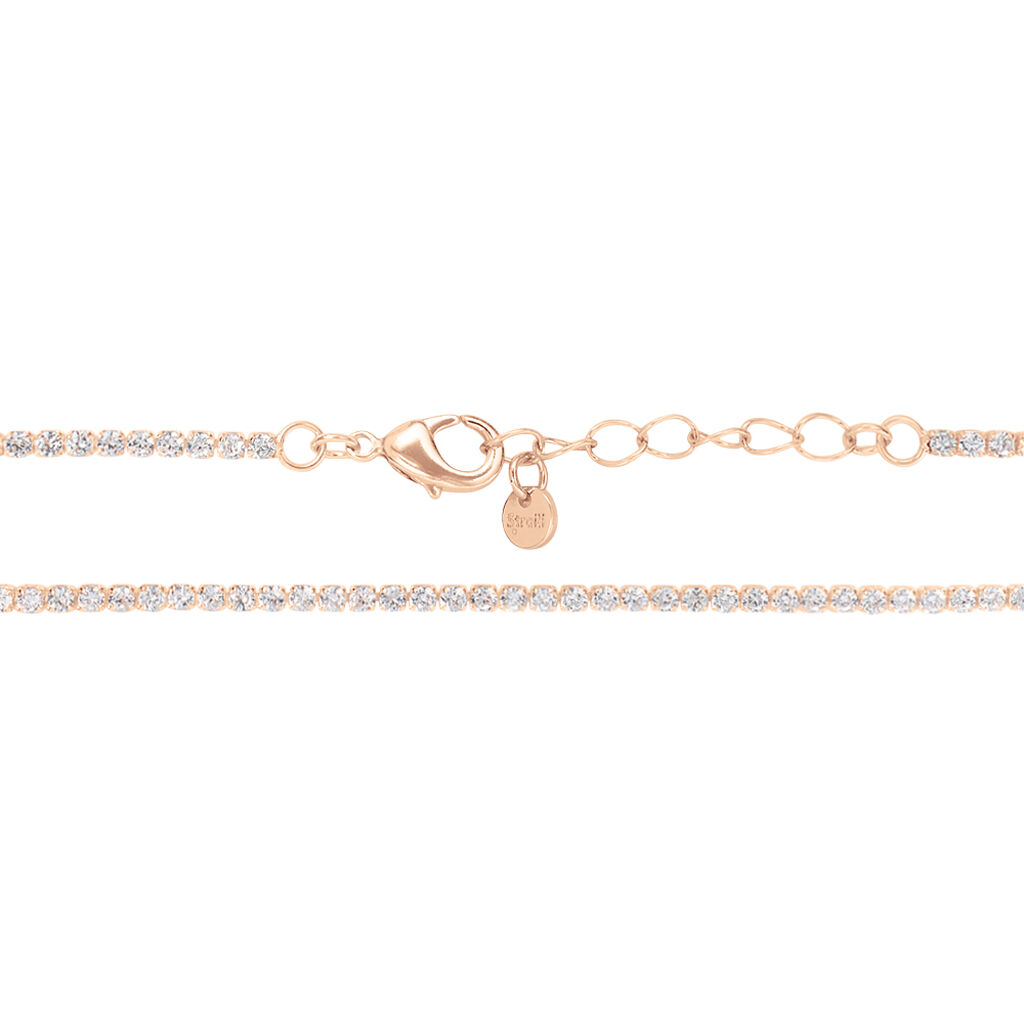 Collana Romantic Shine Ottone Rosa Cristallo - Collane Donna | Stroili