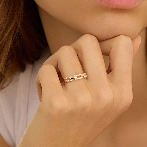 Anello Fantasia Claire Oro Giallo Cubic Zirconia - Gioielli  | Stroili