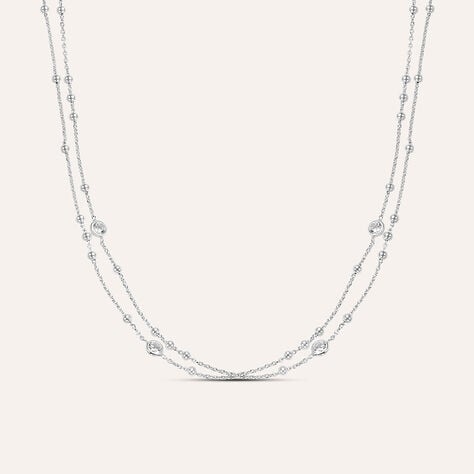 Collana Silver Elegance Argento Rodiato Cubic Zirconia - Collane Donna | Stroili