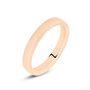 Fede Comoda Leggera Squadrata 3 mm Oro Rosa