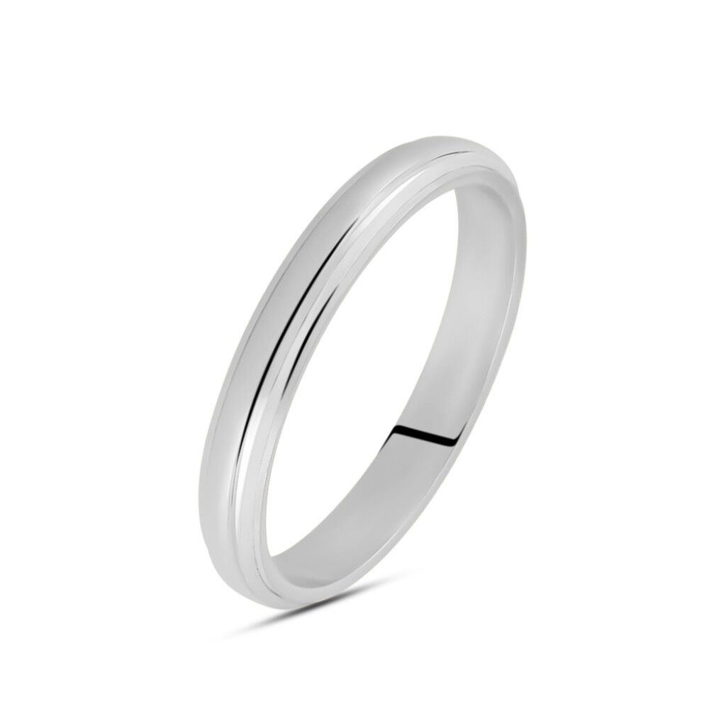 Fede Classica 3.5 mm Oro Bianco - Fedi Unisex | Stroili