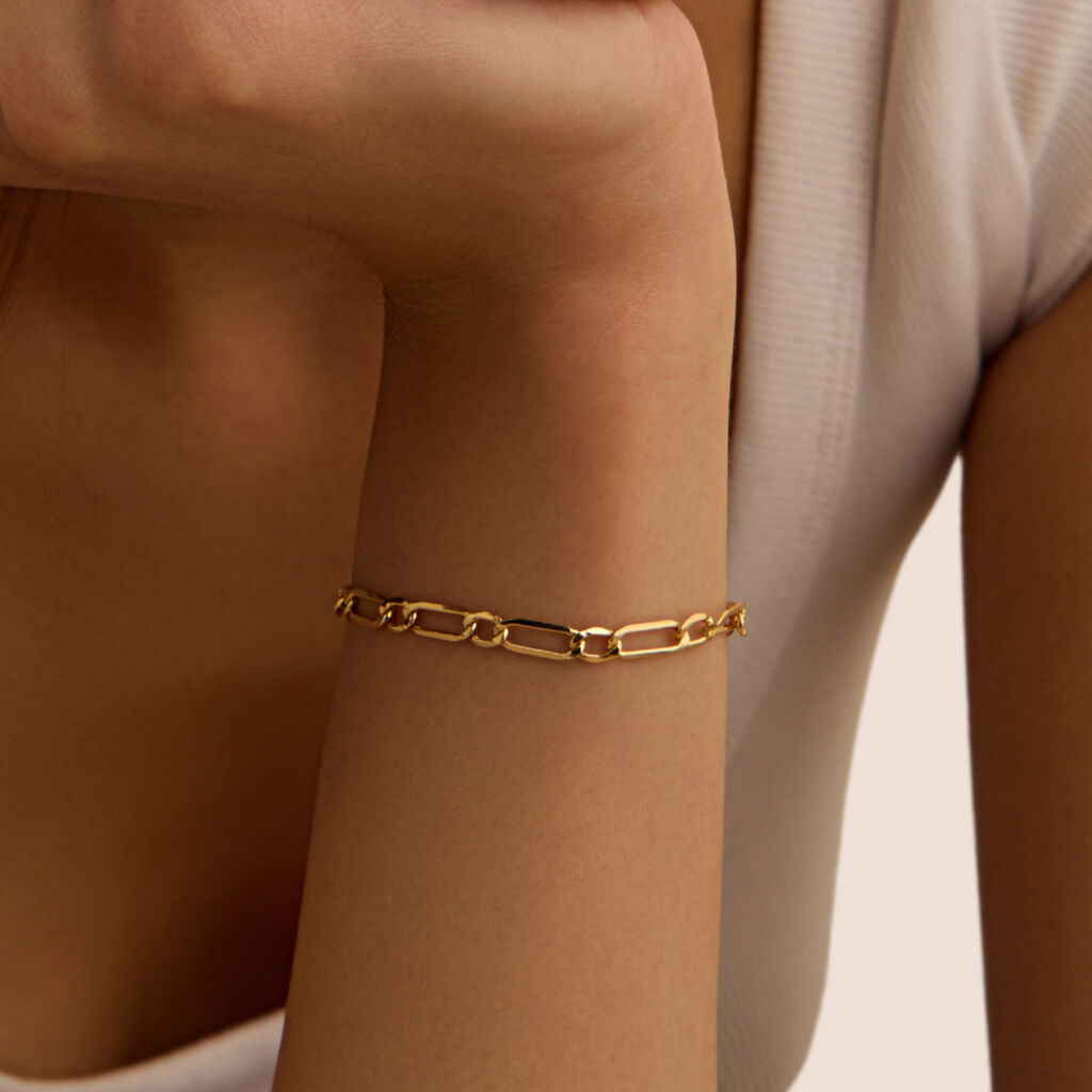 Bracciale Catena Colette Oro Giallo - Bracciali Unisex | Stroili