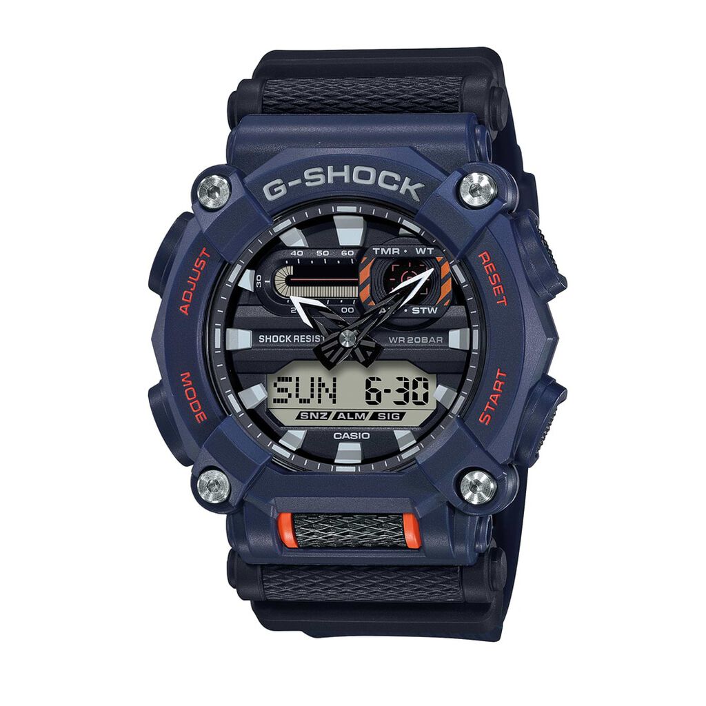 Orologio multifunzione Casio linea G-Shock cinturino e cassa in resina blu