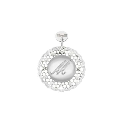 Charm in argento rodiato e glitter - Charms Donna | Stroili