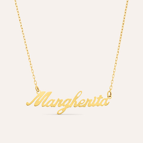 Collana Margherita Gold Names Oro Giallo - Collane Unisex | Stroili