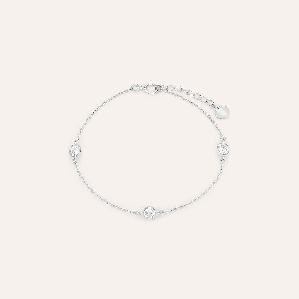 Bracciale Multi Punto Luce Silver Elegance Argento Rodiato Cubic Zirconia - Bracciali Donna | Stroili