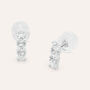 Orecchini Pendenti Trilogy Claire Oro Bianco Cubic Zirconia