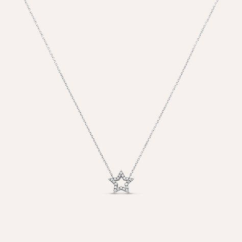 Collana Sophia Oro Bianco Diamante - Collane Donna | Stroili