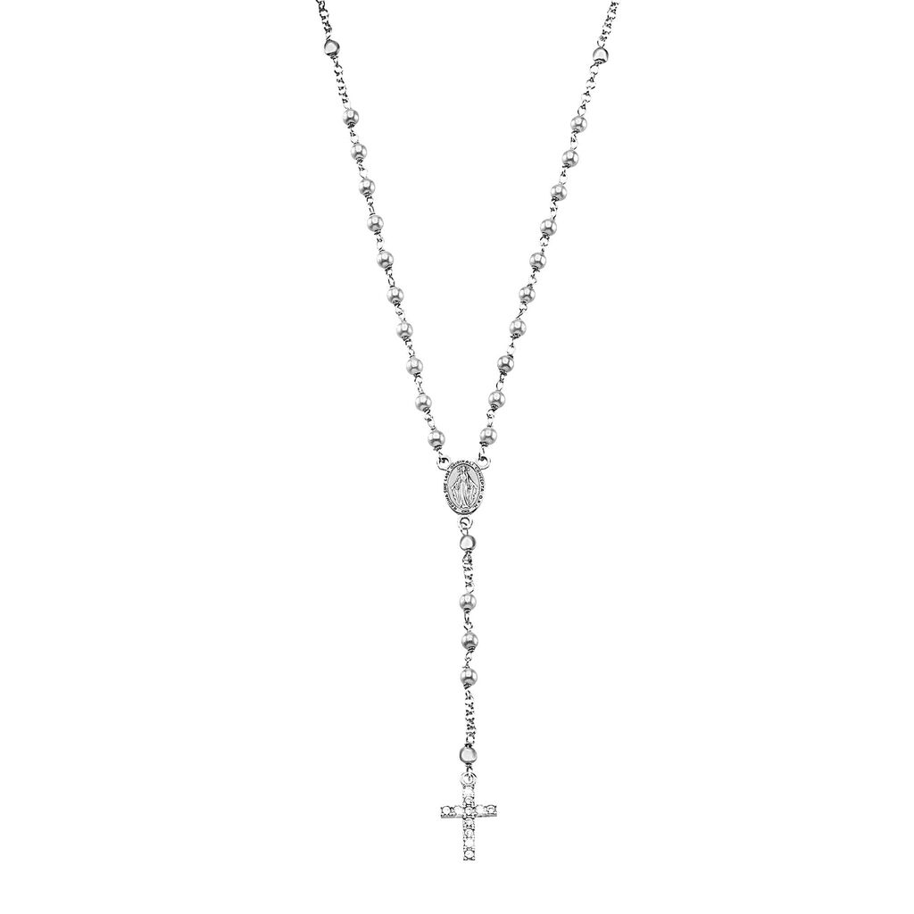 Collana Rosario Silver Soul Argento Rodiato Cubic Zirconia - Collane Rosario Donna | Stroili