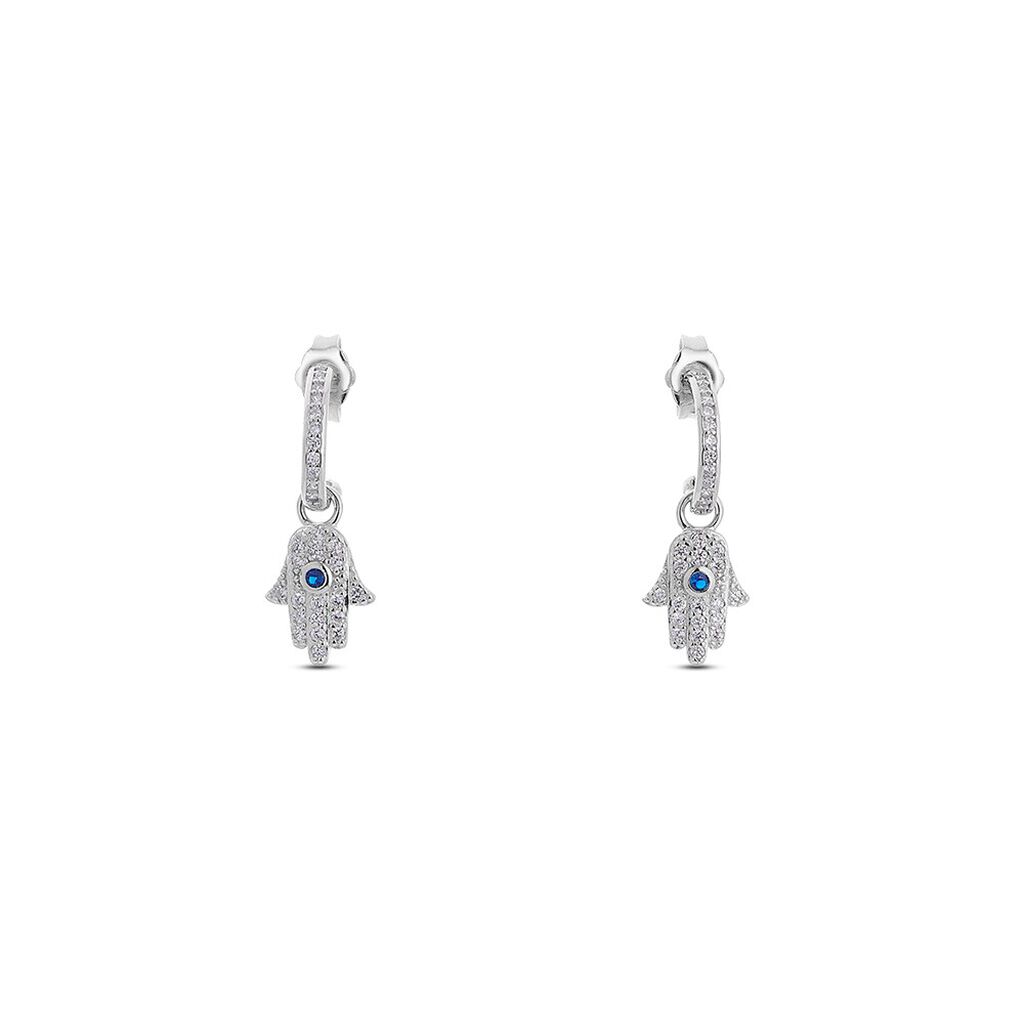 Orecchini A Cerchio Silver Moments Argento Rodiato Cubic Zirconia - Orecchini a Cerchio Donna | Stroili