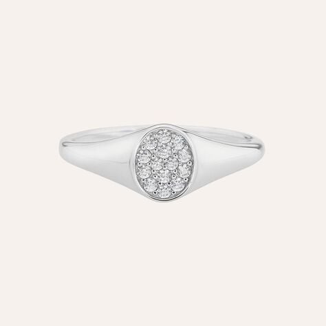 Anello Fantasia Silver Shine Argento Rodiato Cubic Zirconia - Anelli con Pietre Donna | Stroili