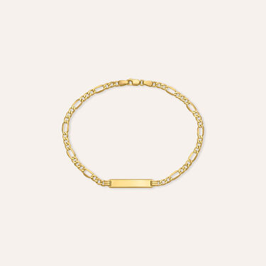 Bracciale Con Targhetta L'homme Or Oro Giallo