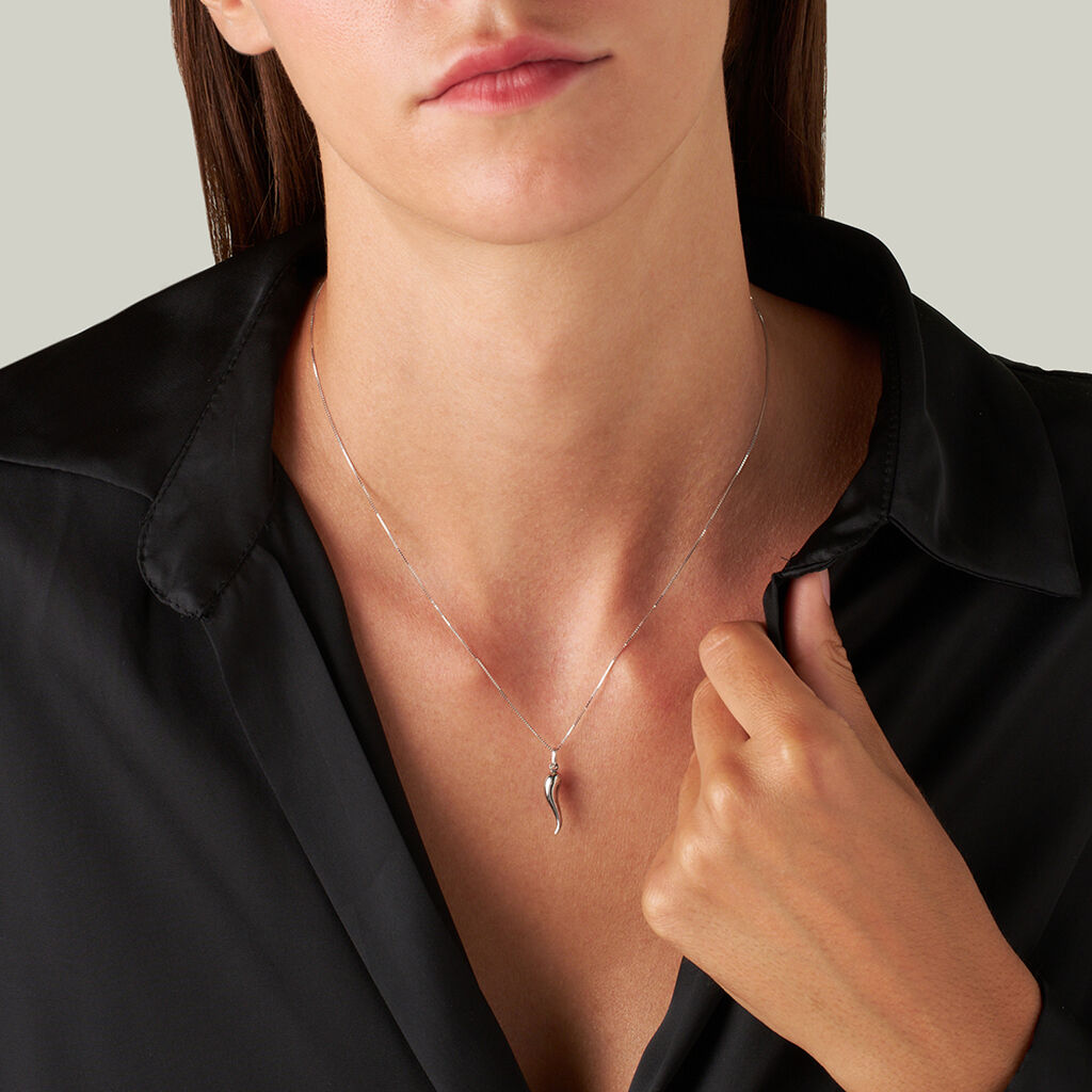 Pendente Poème Oro Bianco - Ciondoli Donna | Stroili