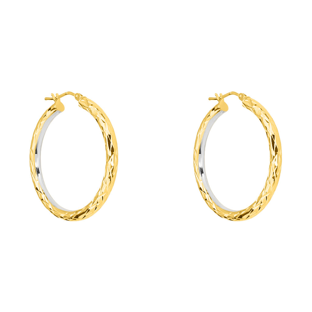 Orecchini A Cerchio Toujours Oro Bicolore - Orecchini a Cerchio Donna | Stroili