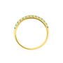 Anello Riviere Charlotte Oro Giallo Smeraldo