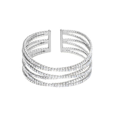 Bangle Romantic Shine Metallo Cristallo
