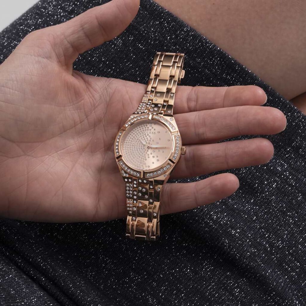Orologio Al Quarzo Guess Afterglow Gw0312l3 - Orologi solo Tempo Donna | Stroili