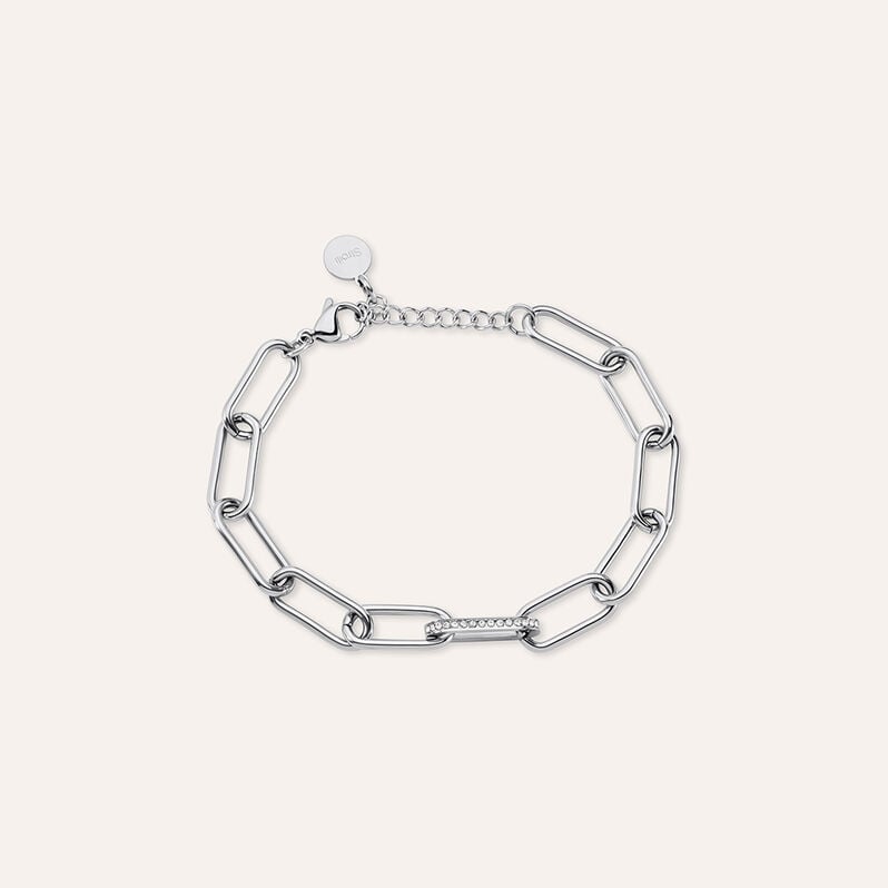 Bracciale Lady Code Acciaio Cristallo - Bracciali Donna | Stroili