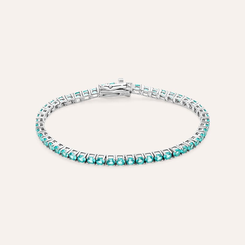 Bracciale Tennis Silver Rainbow Argento Rodiato Cubic Zirconia - Gioielli Donna | Stroili