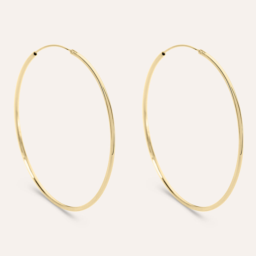 Orecchini A Cerchio Golden Dream Placcato Oro Giallo
