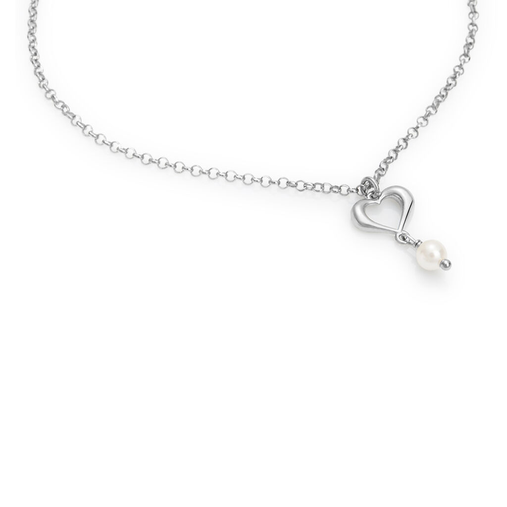 Collana Silver Pearls Argento Rodiato Perla sintentica - Collane Donna | Stroili