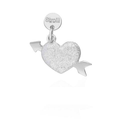 Pendente Love Beats Argento Rodiato - Ciondoli con Incisione Donna | Stroili