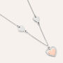 Collana Silver Collection Argento Bicolore Bianco / Rosa