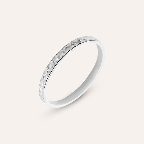 Fede Classica Diamantata 1.8 mm Oro Bianco - Anelli con Incisione Donna | Stroili