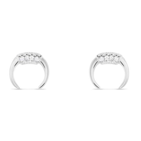 Orecchini Lobo Silver Elegance Argento Rodiato Cubic Zirconia - Orecchini a Lobo Donna | Stroili