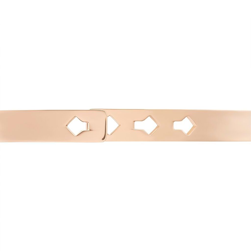 Bangle Lady Message Acciaio Rosa Cristallo - Bracciali Rigidi Donna | Stroili