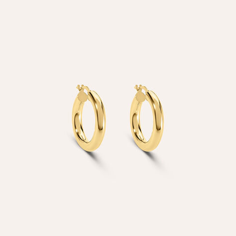 Orecchini A Cerchio Toujours Oro Giallo - Orecchini a Cerchio Donna | Stroili