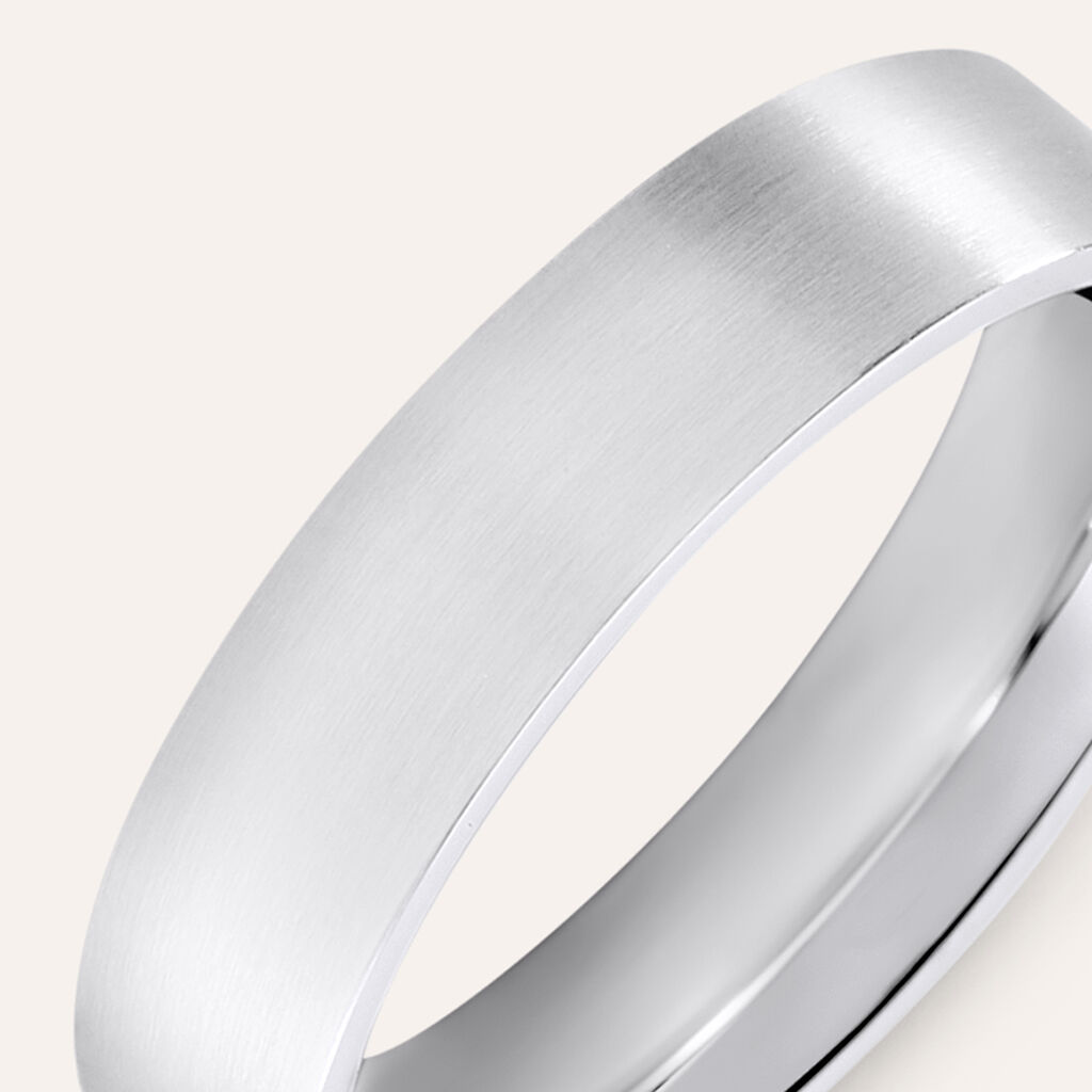 Anello Fascia Man Code Acciaio