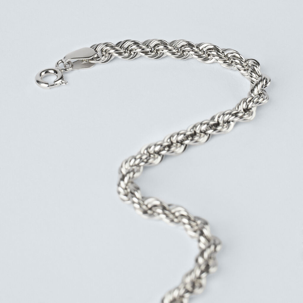 Bracciale Catena Colette Oro Bianco - Bracciali Donna | Stroili