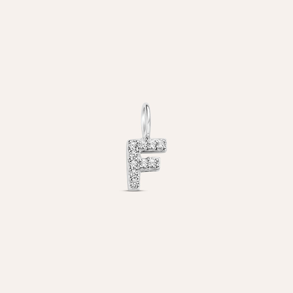 Pendente Love Beats Argento Rodiato Cubic Zirconia