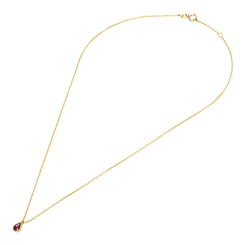 Collana Punto Luce Charlotte Oro Giallo Rubino - Collane Punto Luce Donna | Stroili