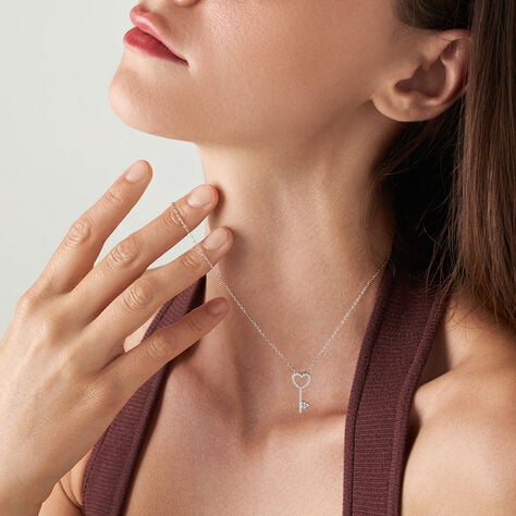Collana Silver Moments Argento Rodiato Cubic Zirconia - Collane Donna | Stroili