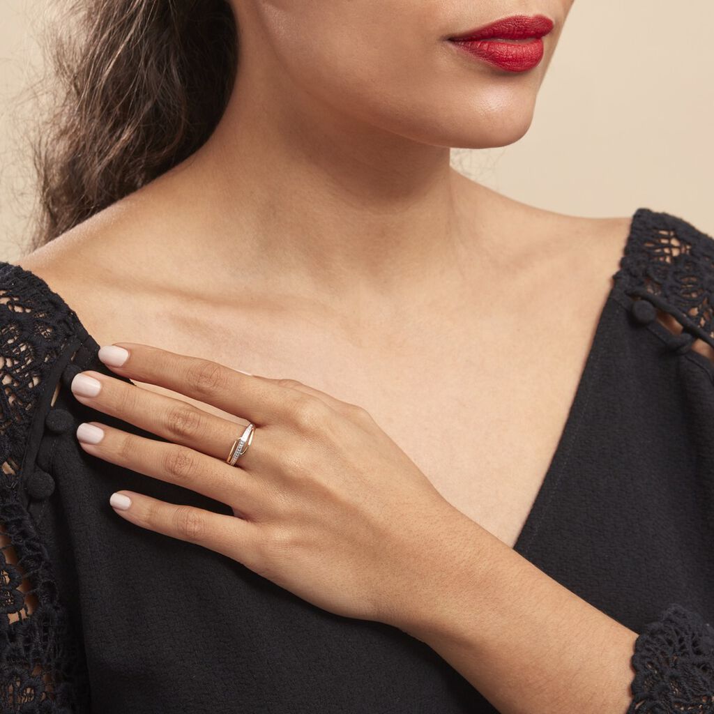 Anello Fascia Sophia Oro Giallo Diamante