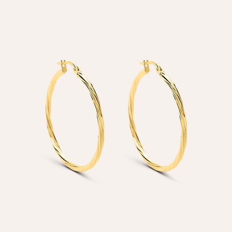 Orecchini A Cerchio Toujours Oro Giallo - Orecchini a Cerchio Donna | Stroili