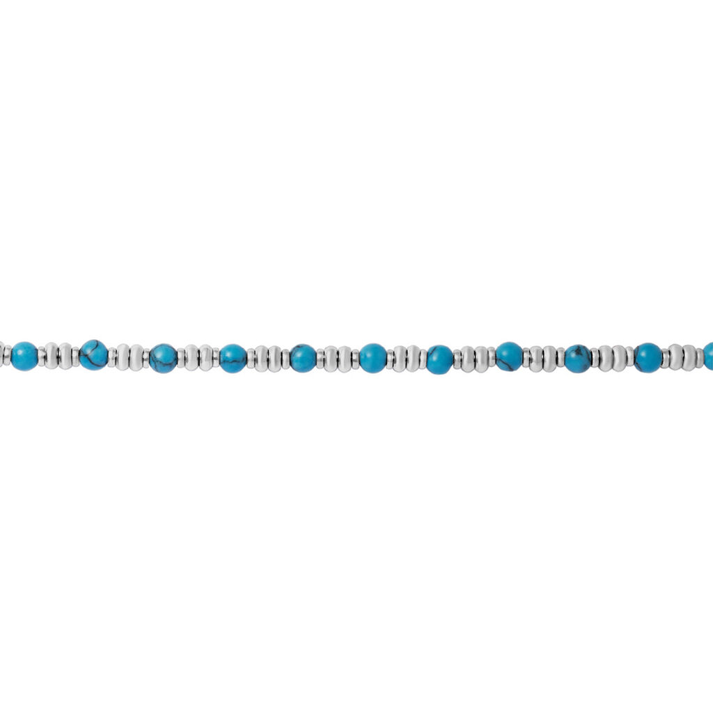 Bracciale Man Code Acciaio Turchese - Bracciali Uomo | Stroili