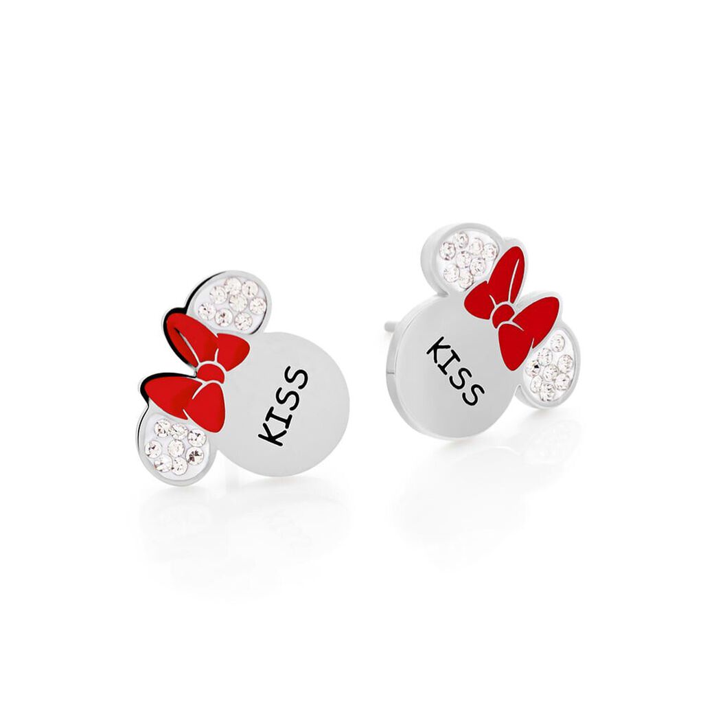 Orecchini Lobo Mickey Mouse & Friends Acciaio Cristallo - Orecchini a Lobo Donna | Stroili