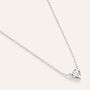 Collana Punto Luce Claire Oro Bianco Cubic Zirconia