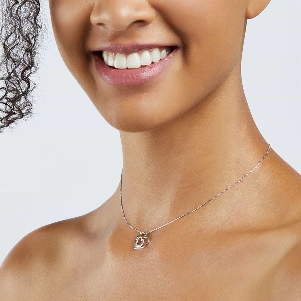 Collana Sophia Oro Bianco Diamante - Collane Donna | Stroili