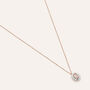 Collana Jasmine Oro Rosa Morganite Diamante