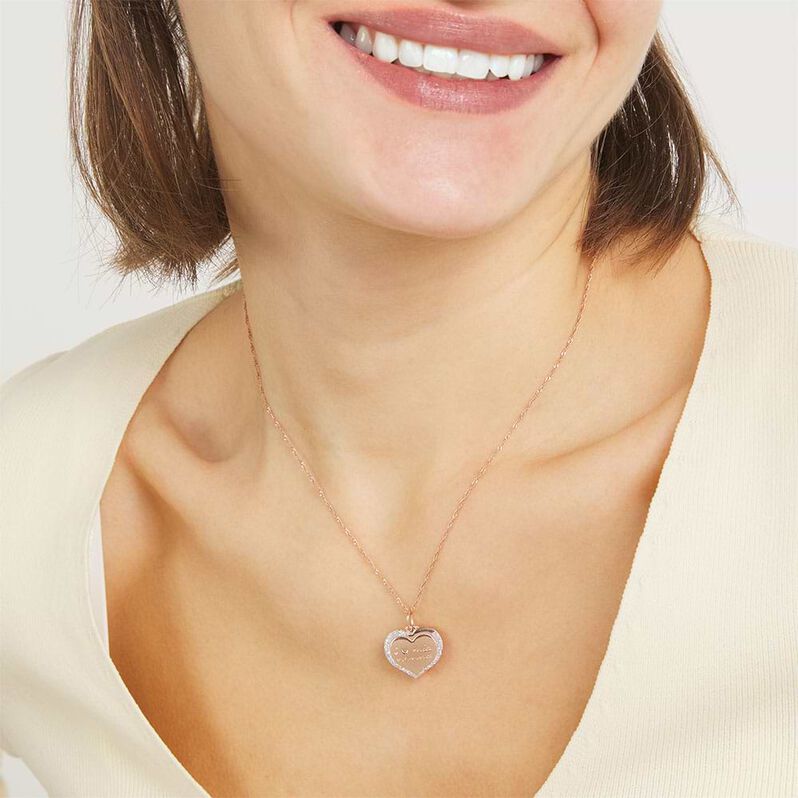 Charm in argento rosato e glitter - Charms Donna | Stroili