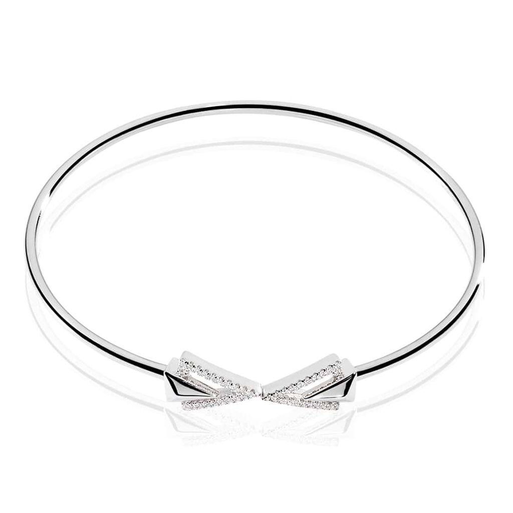Bangle Silver Shine Argento Rodiato Cubic Zirconia - Bracciali Rigidi Donna | Stroili