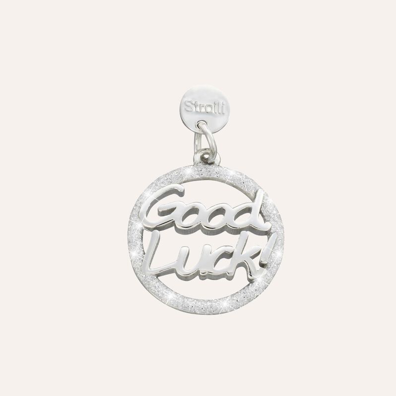 Charm in argento rodiato e glitter - Charms Donna | Stroili