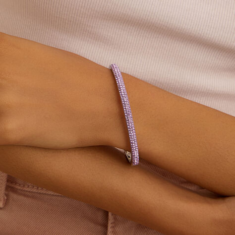 Bangle Aura Acciaio Cristallo - Bracciali Rigidi Donna | Stroili